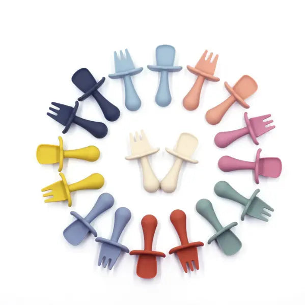 Chewtensils - Mini Fork and Spoon set