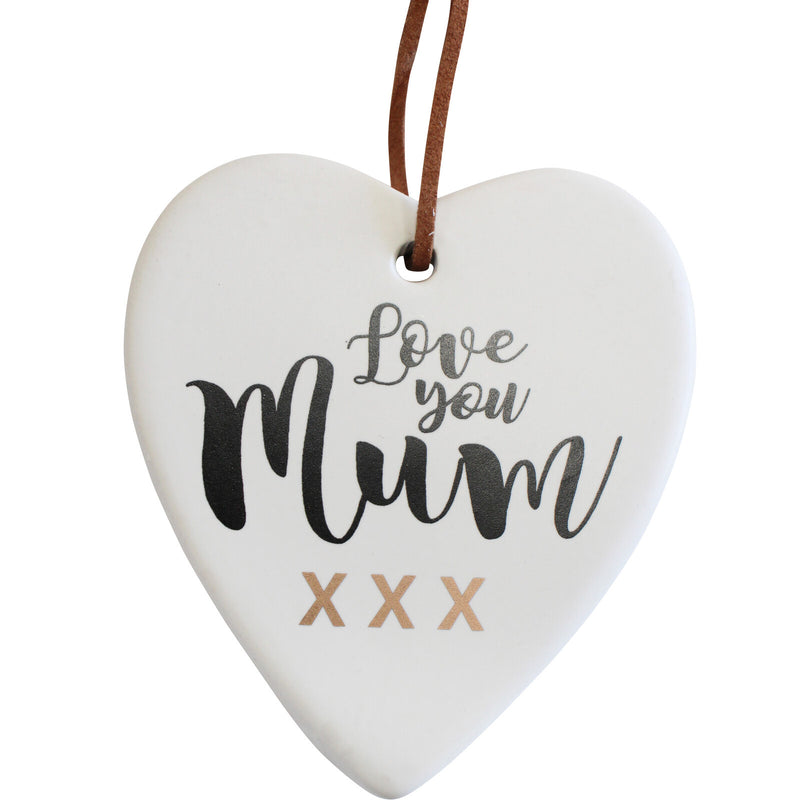 Hanging Heart Love Mum