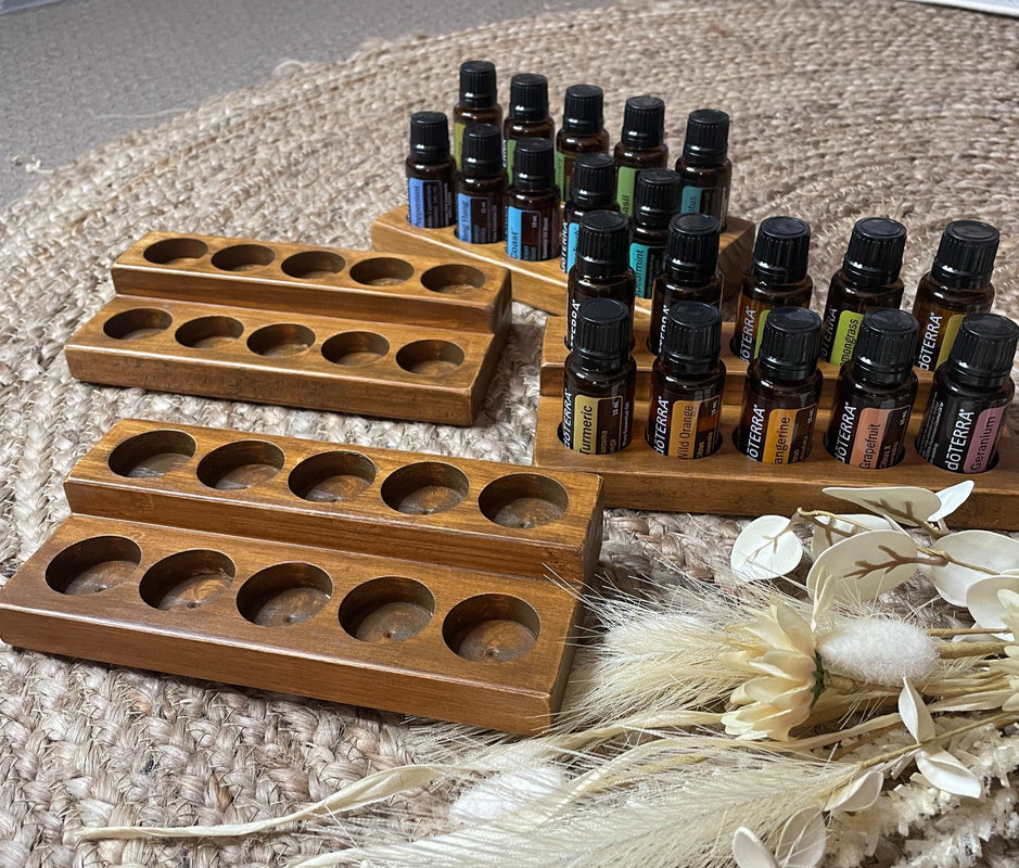 Wooden stand for Essential Oil Bottles