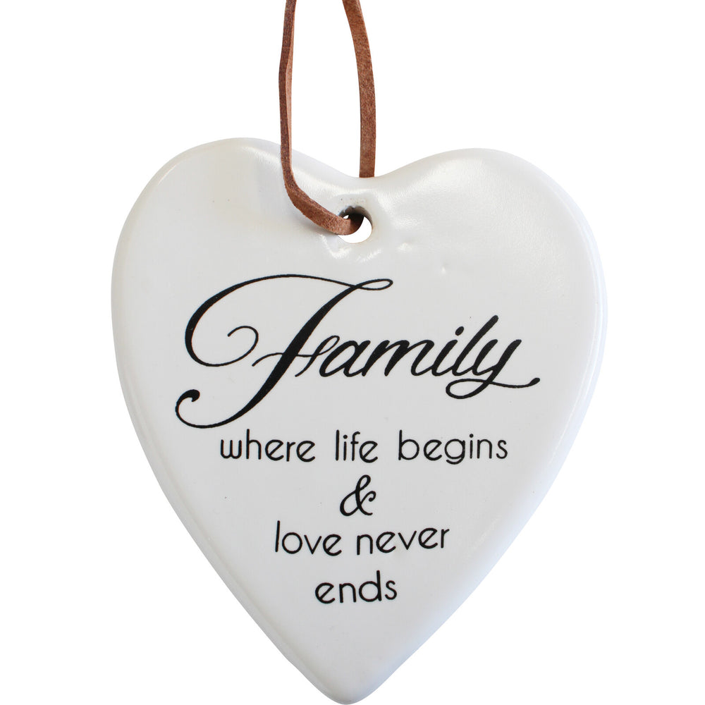 Hanging Heart Family