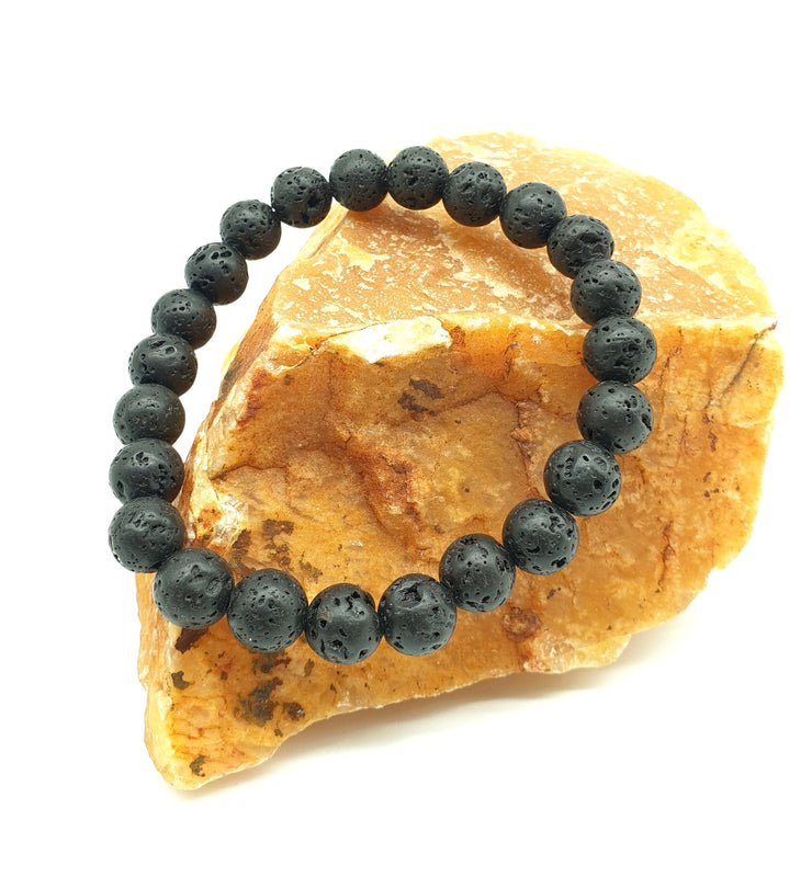 Lava Stone bracelet 8mm or 10mm