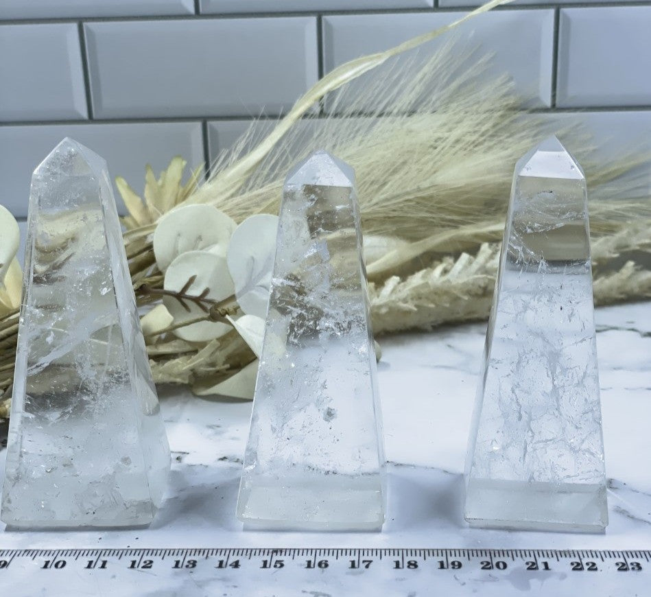 Clear Quartz Obelisk